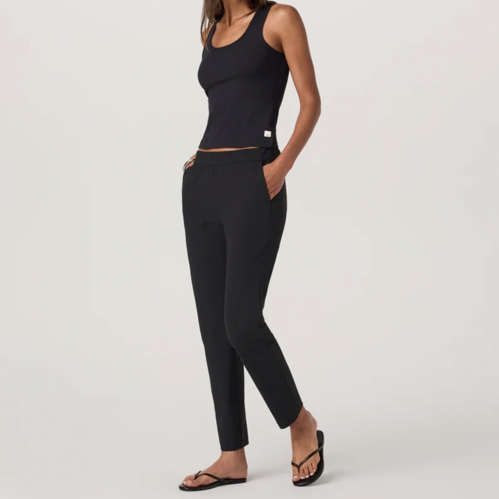 Vuori Miles Ankle Pant - Black Women's Slim Fit Pants